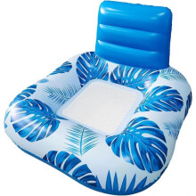 Inflatable Pool Floats Chair for Adults Teens, Portable Pool Lounger Water Chair Pool Float Raft with Cup Holder & Backrest