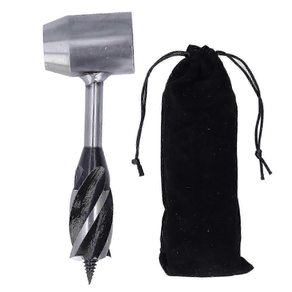 (As Show, One Size) Manual Auger Drill Bit Carbon Steel Hand Augers Bushcraft Survival Tool For Woodworking 25Mm 4631898292015