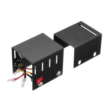 (As show, One size) Pieces Metal Cover Steel Cover with Button compatible with Mini Lathe Machine Woodworking DIY Lathe Machine