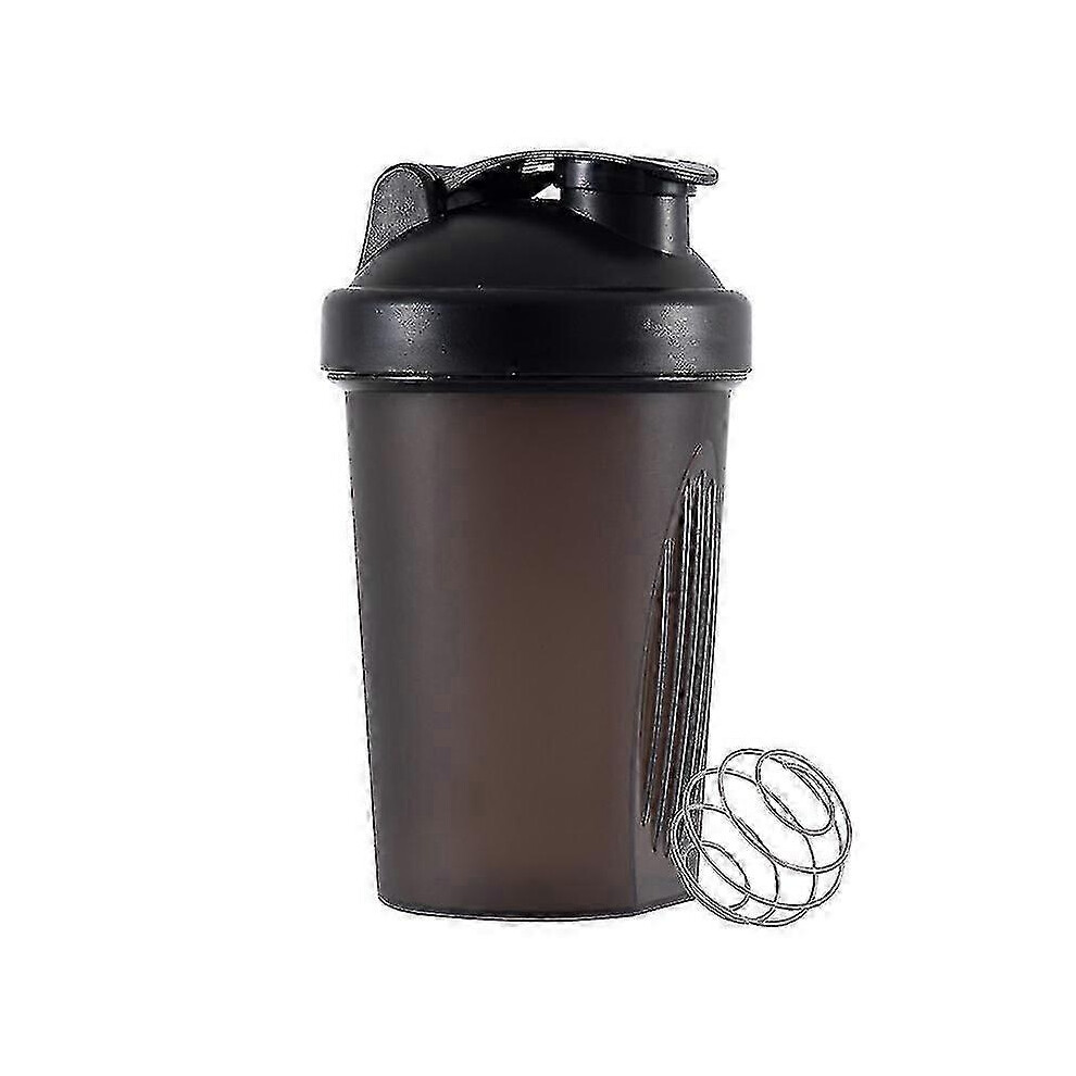 (Red, One size) Sport Shaker Bottle 400ml Whey Protein Powder Mixing Bottle Plastic Drink Bottle Zekai