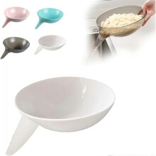 (1Pcs, White) Drainer Food Basket with Spout, Multifunctional Draining Bowl, Kitchen Sink Drain Basket, Vegetable Fruit Drain Basket Colander