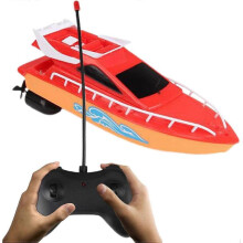 (Red) Remote Control Boat For Child And Adults, RC Boats 2.4 GHz Electronic Remote Control Boats, High Speed RC Racing Boat