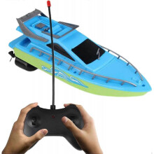(Blue) Remote Control Boat For Child And Adults, RC Boats 2.4 GHz Electronic Remote Control Boats, High Speed RC Racing Boat