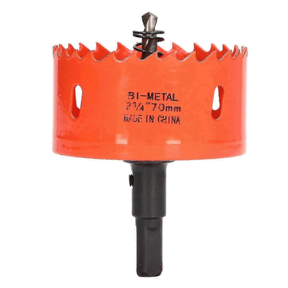 (As Show, One Size) Bimetal Hole Saw Hss With Heavy Duty Arbor For Making Cornhole Boards Wood Pvc Metal 2 3/4In 4632480889187