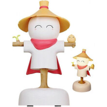 Scarecrow Night Light, Cute Led Scarecrow Lamp, Cartoon Nursery Nightlight for Kids, USB Rechargeable Touch Control Bedside Lamp