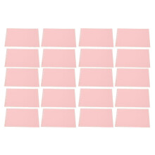 (As show, One size) 20Pcs A5 15 Holes Transverse Type PP Loose Leaf Cover Detachable Waterproof Comfortable Handle Feeling for Office Blush Pink