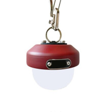 (Red Pine Cone) Camping Lamp, Rechargeable Camping Lantern, Portable LED Tent Lamp, Retro Waterproof Camping Lamp with Hook, 150 Lumens