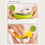 Silicone Fruit Storage Box, 4Pcs Silicone Fruit Storage Containers, Reusable Fruit Vegetable Saver for Fridge Keep Fresh 3