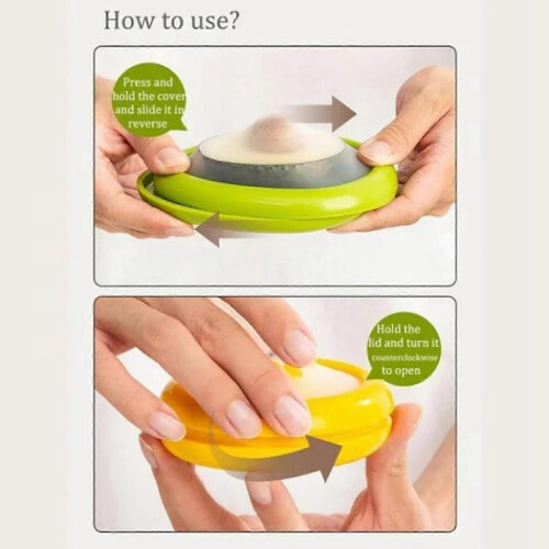 Silicone Fruit Storage Box, 4Pcs Silicone Fruit Storage Containers, Reusable Fruit Vegetable Saver for Fridge Keep Fresh 2