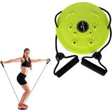 (Green) Waist Whisper Disc, Waist Whisper Exerciser, Waistwhisper, Body Shaping Waist Twisting Disc, Home Slimming Waist Twisting Disc