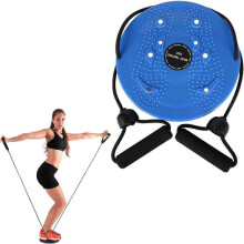 (Blue) Waist Whisper Disc, Waist Whisper Exerciser, Waistwhisper, Body Shaping Waist Twisting Disc, Home Slimming Waist Twisting Disc