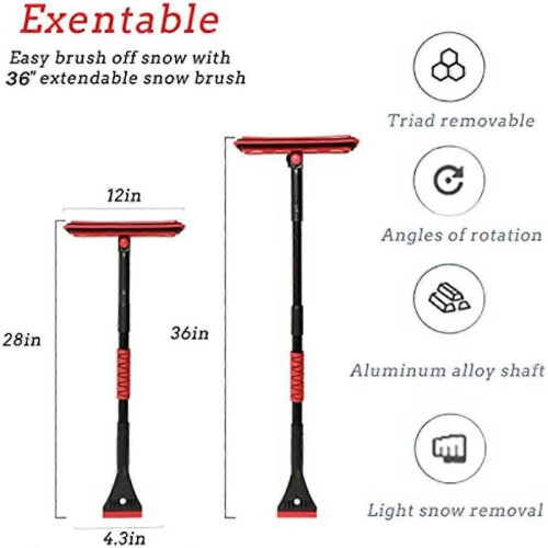 36Inch Ice Scrapers for Car Windshield, Magical Car Ice Scraper, Car Snow Scraper 1