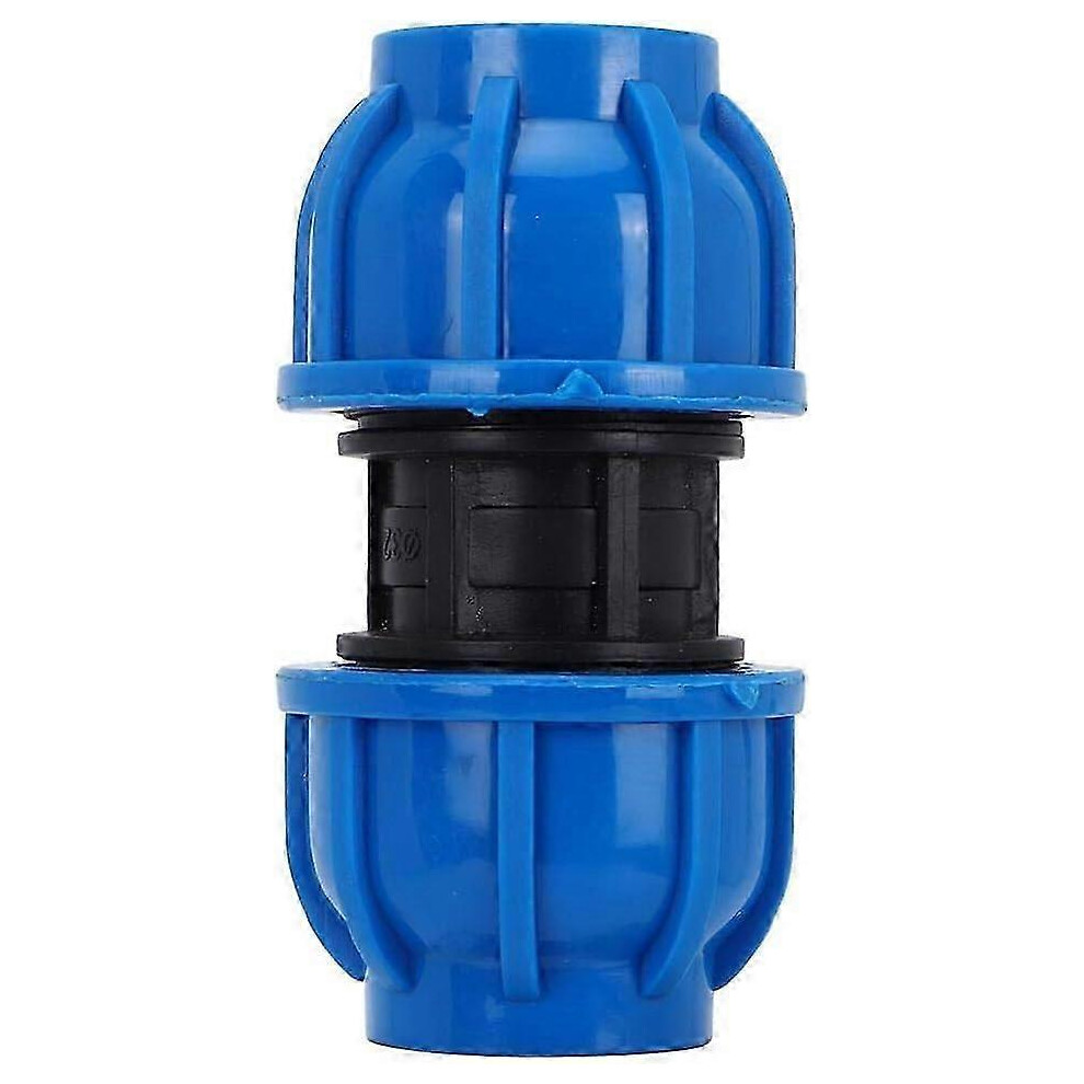 (As Show, One Size) 32Mm To 32Mm Pe Plastic Straight Connectors - 4Pcs Water Pipe Tube Fittings 4631898250091
