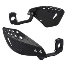 (As show, One size) 2pcs Handlebar Hand Brush Guards Handguards Assy For Motocross Motorcycle Off-road Pit Dirt Bike Atv Black