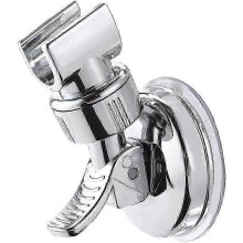 (As show, One size) Adjustable Shower Head Holder - Suction Cup Handheld Shower Bracket (Silver-1pcs)