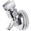 (As show, One size) Adjustable Shower Head Holder - Suction Cup Handheld Shower Bracket (Silver-1pcs) 1
