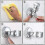 (As show, One size) Adjustable Shower Head Holder - Suction Cup Handheld Shower Bracket (Silver-1pcs) 2