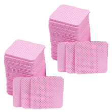 (As show, One size) Lint Free Nail Wipes, Eyelash Extension Glue Wipes, Super Absorbent Soft Non-woven Fabric Lash Glue Wipes