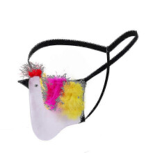 (red, One size) Men's Sexy Novelty Funny Birds Thongs Bulge Pouch G-strings Underwear T-back Underpants