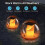(2Pcs)Pond Lighting, Solar Floating LED Tea Light with Remote Control, 3 Modes Flame Light Solar Floating Pool Lighting 2