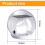 (2Pcs)Pond Lighting, Solar Floating LED Tea Light with Remote Control, 3 Modes Flame Light Solar Floating Pool Lighting 4