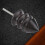 (As show, One size) 2-pc Leather Painter Sharp Leather Burnisher Tool Leather Slicker Leather Turning Tool Drill Hand Drill Lathe 5