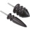 (As show, One size) 2-pc Leather Painter Sharp Leather Burnisher Tool Leather Slicker Leather Turning Tool Drill Hand Drill Lathe 1