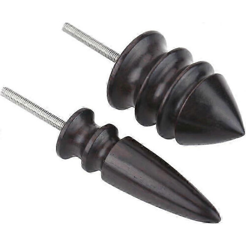 (As show, One size) 2-pc Leather Painter Sharp Leather Burnisher Tool Leather Slicker Leather Turning Tool Drill Hand Drill Lathe