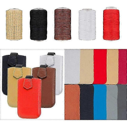 (As show, One size) Leather Tool Kit - 30pcs Basic Sewing Repair Tools for Leathercraft 1
