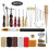 (As show, One size) Leather Tool Kit - 30pcs Basic Sewing Repair Tools for Leathercraft 1