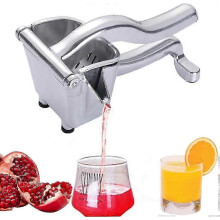 (As show, One size) Fruit Squeezer - Manual Lemon Citrus Juicer Aluminum Alloy (Pink)