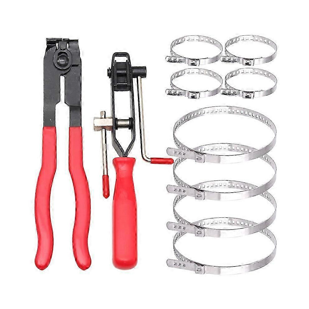 (As Show, One Size) Hose Clamp Pliers 2 Pliers Cardan Collar Pliers And Crimp Band Collar Pliers 4631898251883
