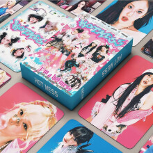 (As show, One size) Girl Group Aespa Day Special Hot Mess Small Card 55 Postcards Yi Zhuo Karina To Help