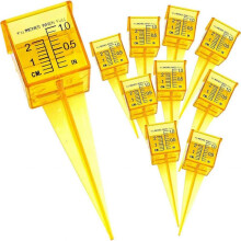 10pcs Rain Gauge Sprinkler Gauge, Rain Gauge Outdoor, Transparent Rain Gauge, Sprinkler Gauge Reusable Garden Water Gauge
