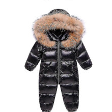 (90cm, One size) Baby Winter Jacket Clothes Girl Down Coat Boy Rompers Infant Jumpsuit Snowsuit For Children's Climbing Suit