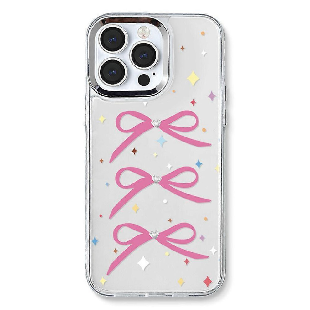 (Iphone 13 Pro, One Size) Mirror Bow Chain Apple 15Promax Case The New Iphone14 Is All-Inclusive 4633127128997