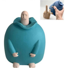 Smiling Finger Table Decoration, Personality Middle Finger Decor, Funny Resin Statue Ornament for Home Party Table Dcor