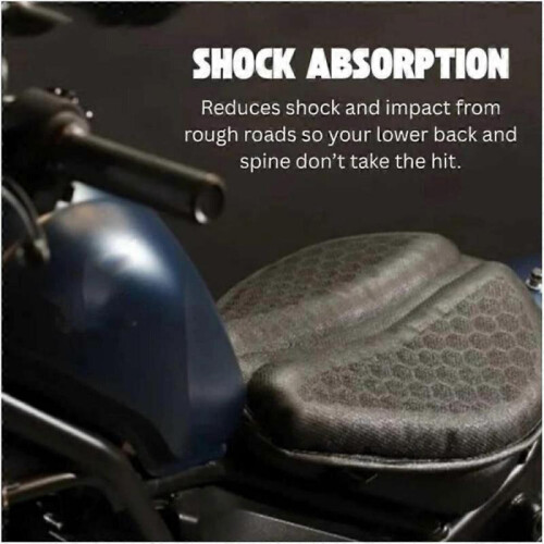 Shake Rider Cushion - Motorcycle Gel Seat Pad 2