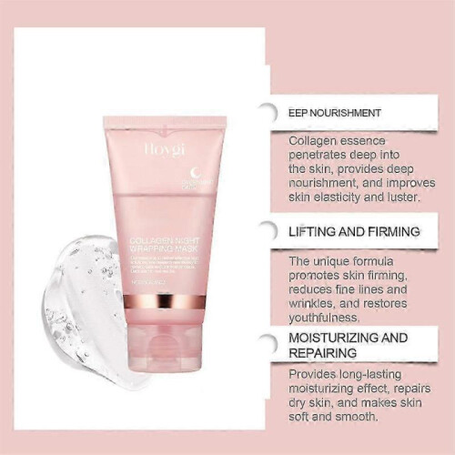 3packs Collagen Overnight Wrapping Mask - Elasticity Hydration, Ingredients 2