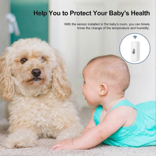 Wifi Temperature and Humidity Sensor Indoor Thermometer Hygrometer 1