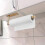 Kitchen Roll Holder Self Adhesive/punching Bathroom Paper Towel Holder Under 9