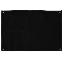 (As show, One size) Military Patch Collection Display Panel Wall Hanging Holder For Morale Hook And Loop Emblemsblack