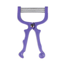 (As show, One size) Hair Remover Tool Facial Beauty 3 Spring Thread To Remove The Epilator(1pcs-Purple)