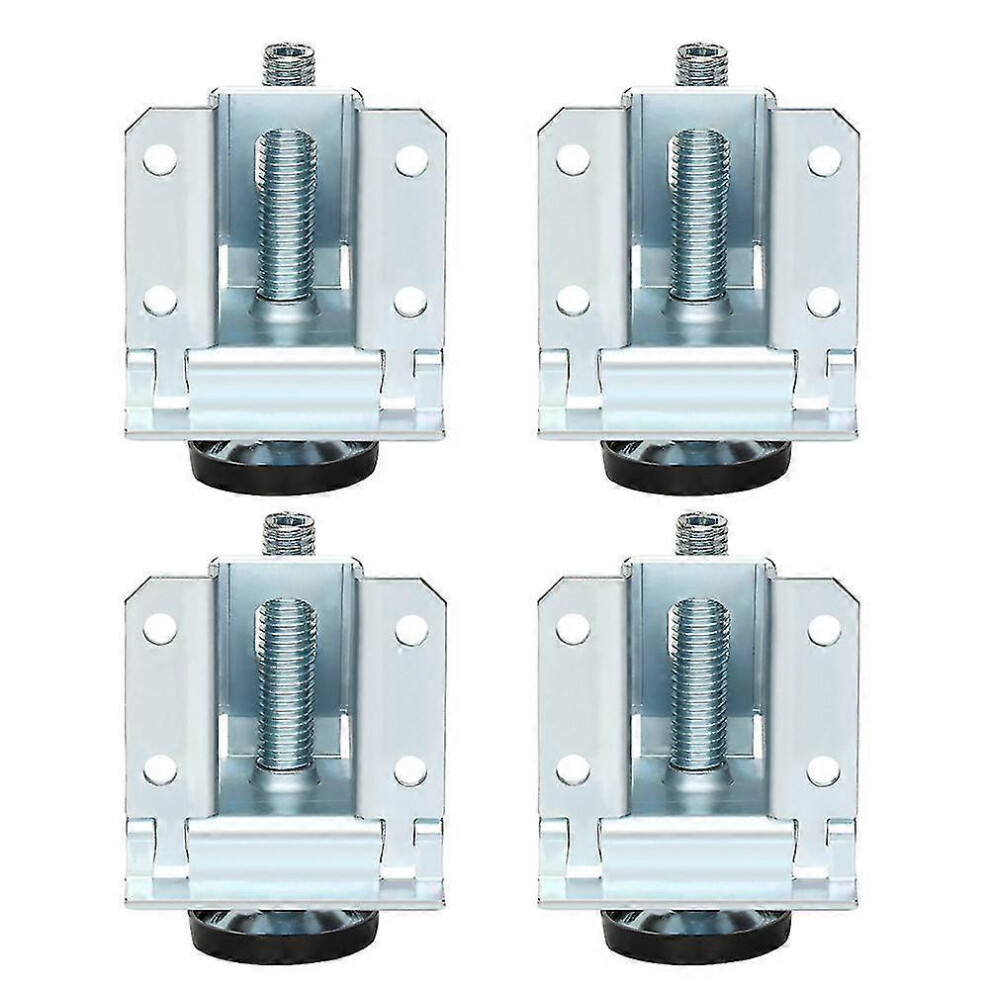 (As Show, One Size) Leveler Heavy Duty Small Feet For Table Shelf Units Easy Adjustment Strong Load-Bearing4pcs 5031614180159