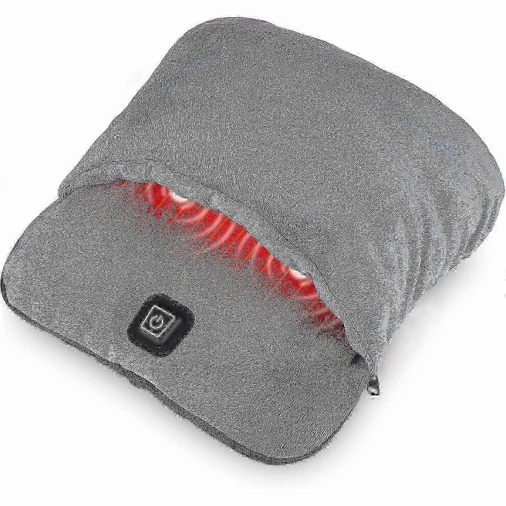Kikidex (As Show, One Size) Electric Foot Warmer With Heating Vibration Massage For Home Comfort Circulation Improvement