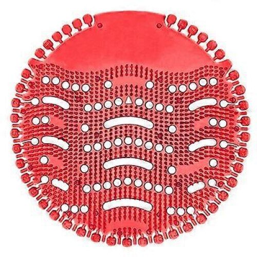 (As show, One size) Urinal Screen Urinal Filter, Scented Urinal Deodorant, (9-Pack - Red)