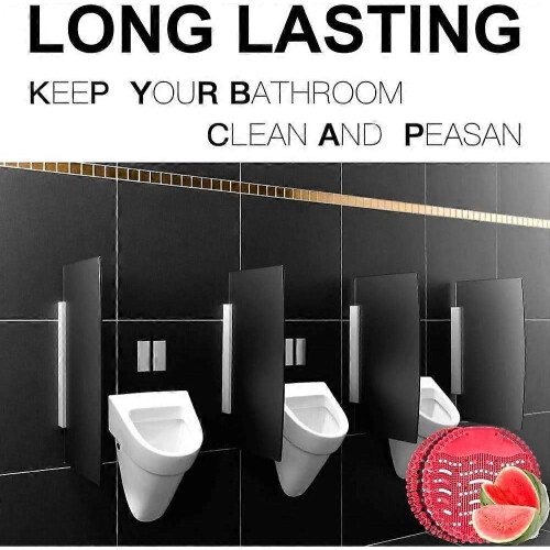 (As show, One size) Urinal Screen Urinal Filter, Scented Urinal Deodorant, (9-Pack - Red) 1