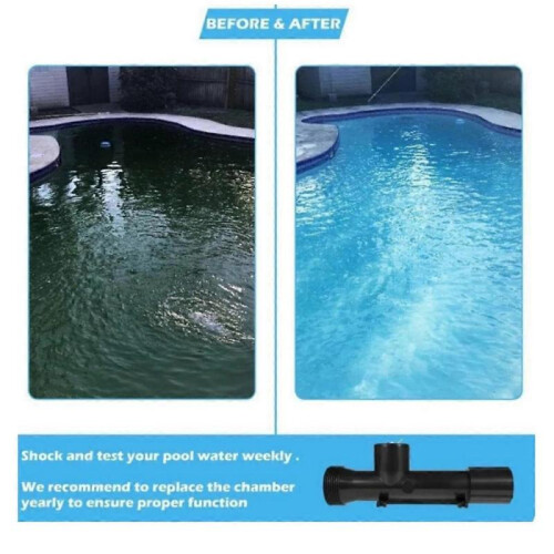 4CH4002-R Pool Ionizer/Swim Pool Cleaner Replacement Chamber System for Hybrid 1