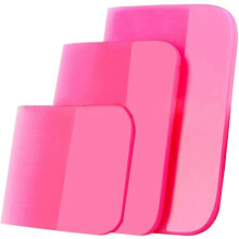 (As show, One size) 3PCS Car TPU Rubber Squeegee, Car Vinyl Wrap Tool Kit, Auto Vinyl Wraps Anti-Scratch Different Sizes Squeegee, Universal Vehicle Window Tint Decal App