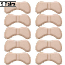 (As show, One size) Heel Insoles Patch Pain Relief Anti-wear Cushion Pads20pcs-Beige